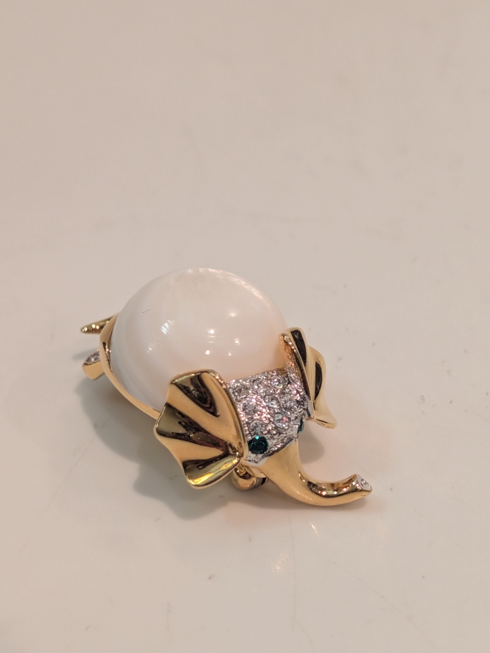 Vintage Butler Elephant Brooch